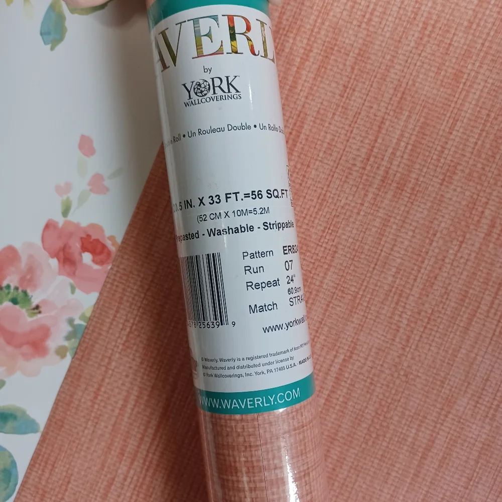Wallpaper Cottage Sweet Grass Coral